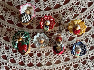 Muñecos navideños artesanales (8uds)