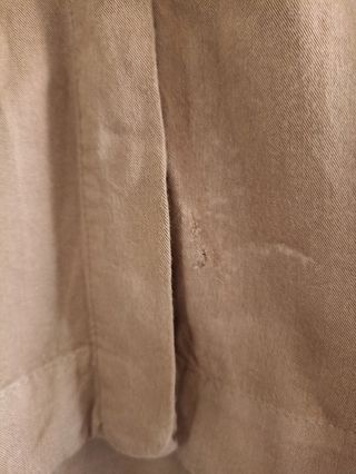 Camisa Zara Basic marrón M