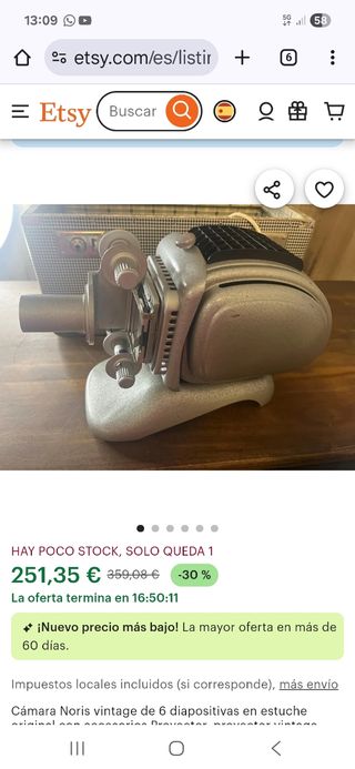 Proyector Diapositivas Antiguo Noris