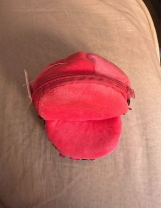 Monedero lentejuelas reversible rosa