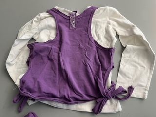 Completo bambina 4 anni viola