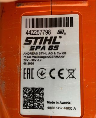 Vareador Stihl SPA 65 + mochila AR 2000
