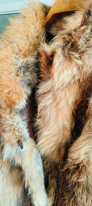 Chaquetón piel zorro canadiense