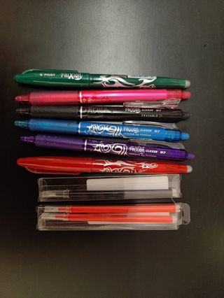Pilot Frixion Bolígrafos Borrables - 6uds