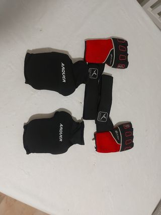 Guantes boxeo Domyos y manoplas ARQUER
