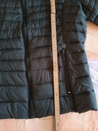 Giubbino trapuntato grigio scuro. tg L.