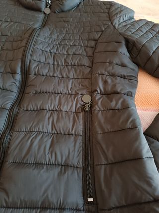 Giubbino trapuntato grigio scuro. tg L.