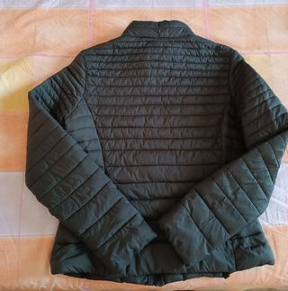 Giubbino trapuntato grigio scuro. tg L.