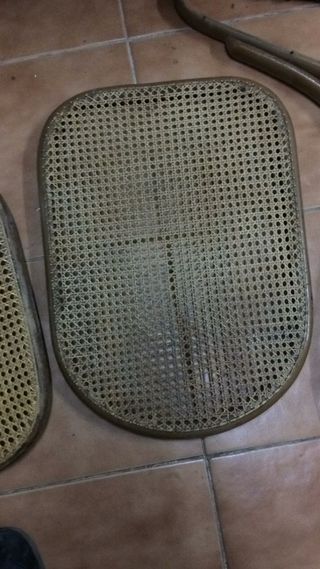 2 Mecedoras antiguas de mimbre