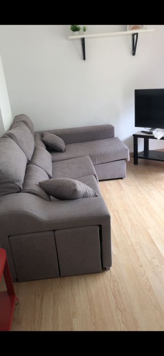 Sofás chaise longue gris