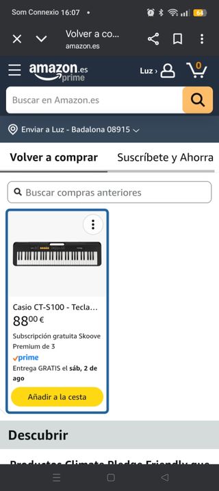 Casio CT-S100 - Teclado