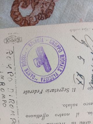 Postal Benito Mussolini - Dux