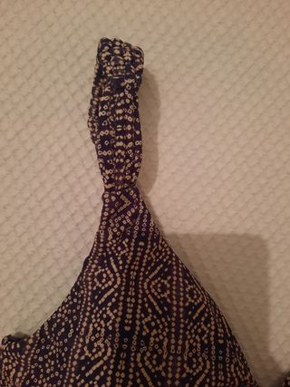 Bikini negro y beige