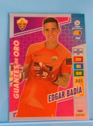 Cromo Edgar Badía - GOLES DE ORO