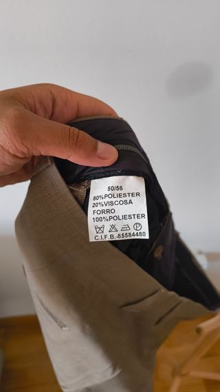 Pantalón vestir marrón XL (50/56)