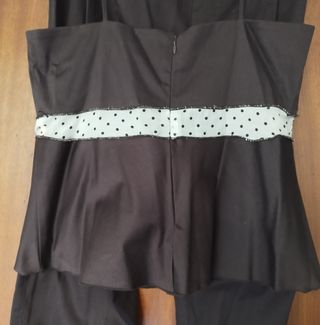 Traje pantalón marrón - elegante