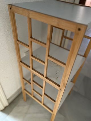 Estantería bambú blanco - a restaurar