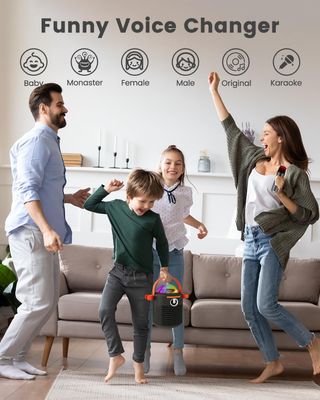 Karaoke ALPOWL con altavoces