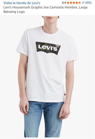 Camiseta Levi's blanca talla XS