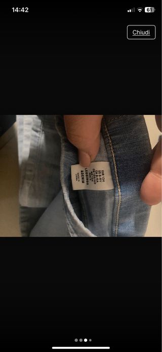 3 Leggings Jeans HM bimba 8 anni