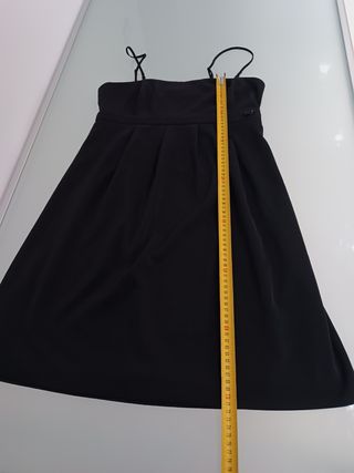 Twin-set abito nero spalline sottili
