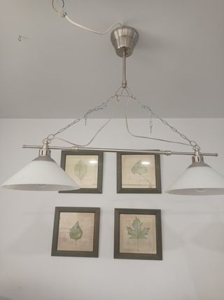 Lampara Ikea 2 luces - Moderna