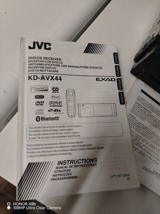 JVC KD-AVX44 - Radio Coche DVD