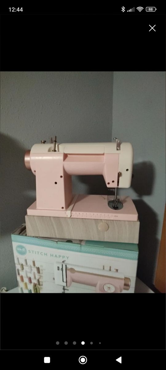 Máquina coser Stitch Happy rosa