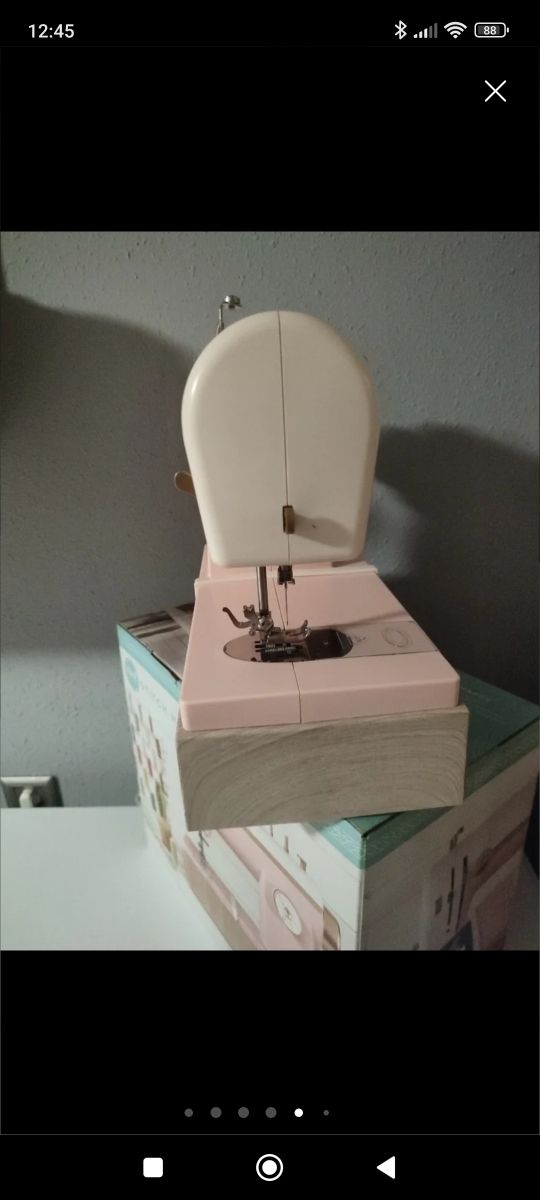 Máquina coser Stitch Happy rosa