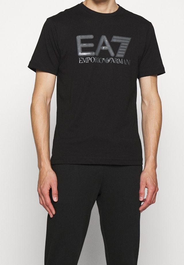 Camiseta Emporio Armani EA7 Big Logo Metalizada.