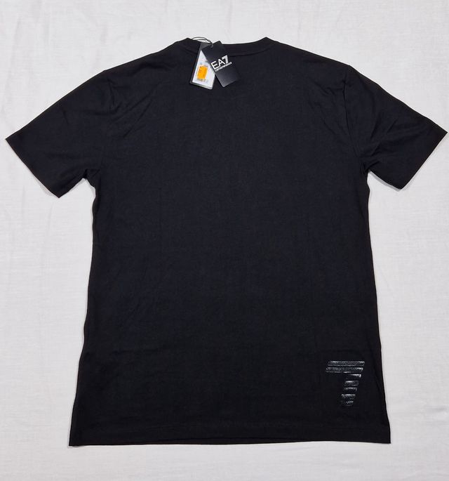 Camiseta Emporio Armani EA7 Big Logo Metalizada.