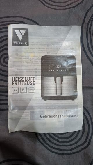 Freidora de aire Vandenberg