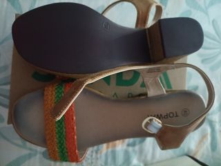Sandalias plataforma marrones