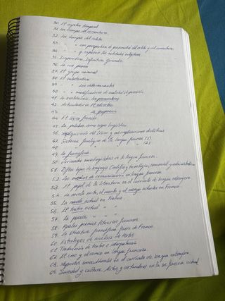 Temario oposiciones francés EOI