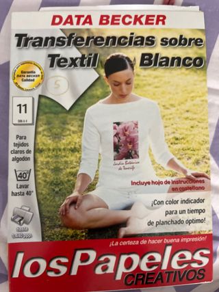 Papeles Transferencia Textil Data Becker