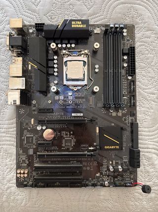 PLACA GIGABYTE GA-Z270-HD3P + INTEL I5-7400 3 GHZ