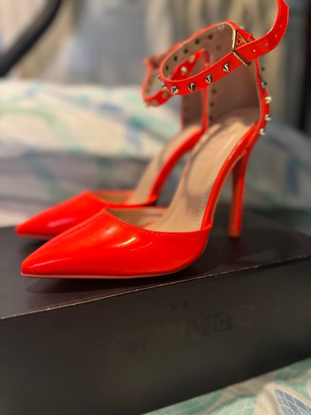 Moda Tacones Con Pinchos Zapatos De Tacón Alto Con Pinchos De