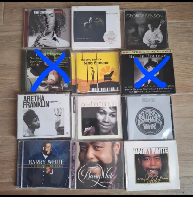 CDs Blues, Jazz, Soul