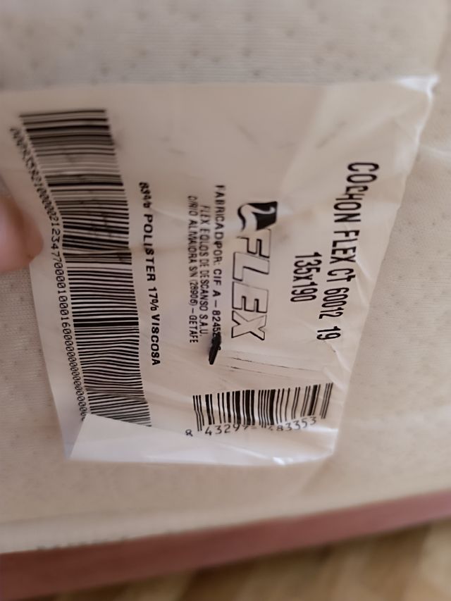 Colchón Flex 135x190 viscoelástica