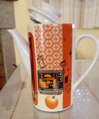 Cafetera cerámica vintage sin estrenar