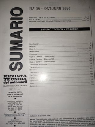 Revista técnica Rover