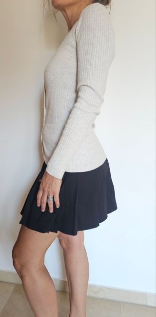 Suéter rebeca beige