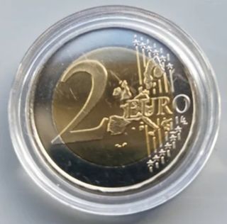 Moneda 2€  Error Alemania 2008 Mapa Viejo. Ceca"F"