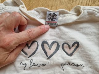 Sudadera bebé niña - corazones