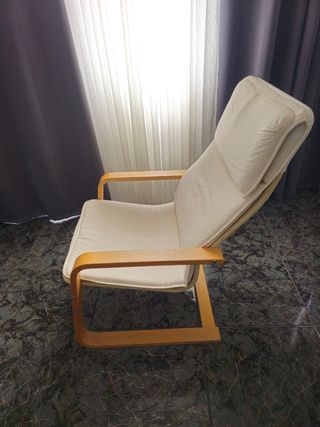 Silla IKEA POANG beige