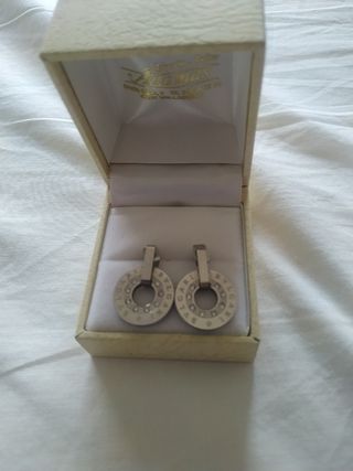 Pendientes Bvlgari Plata.