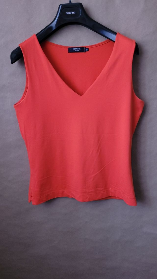 Camiseta roja Cortefiel L