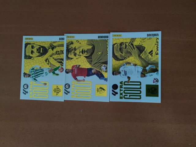  cromos Liga Este 9 Extra Gold
Tambien sueltos