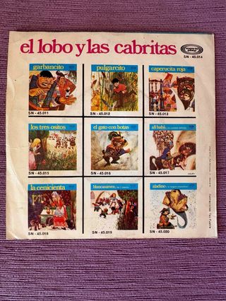 Vinilo infantil: El lobo y las cabritas