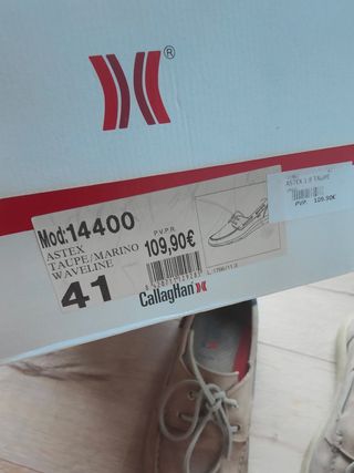 Zapatos Callaghan 41 Piel Taupe